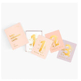 Baby Milestone Cards- Cream