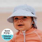 Kids Beach Legionnaire Hat UPF50+ Stripe Print SS21