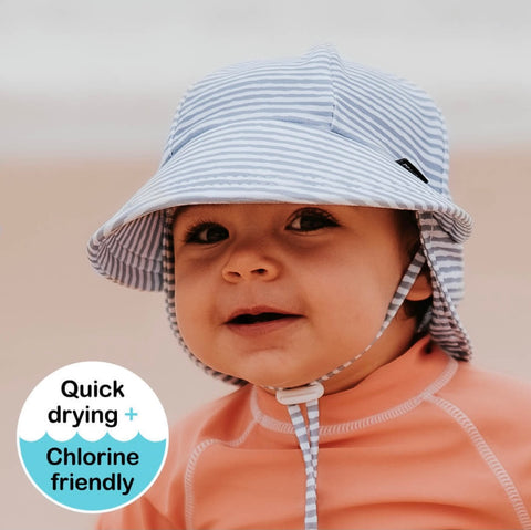 Kids Beach Legionnaire Hat UPF50+ Stripe Print SS21