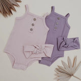Lilac Rib Singlet Bodysuit SS21