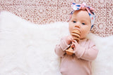 Peony Rose  Bow Knot Headband