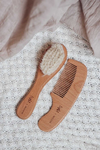 Wooden Baby Brush Set
