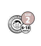 BIBS Colour Night Glow- Size Two | Cloud 2pack