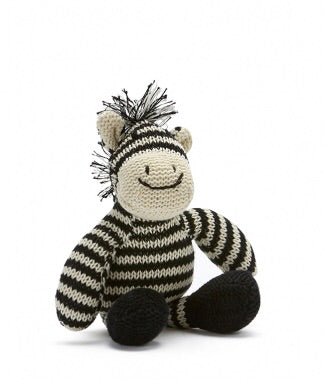 Zac the Zebra Rattle