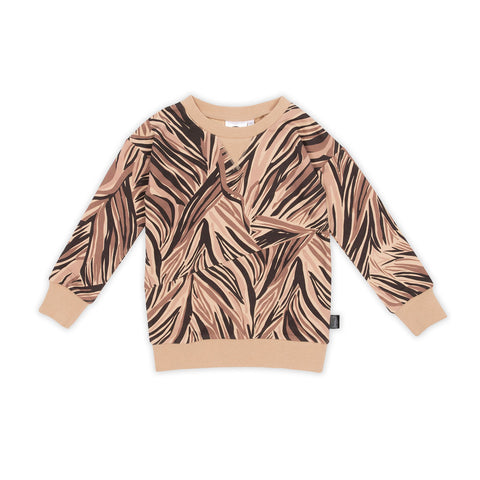 Animalistic Panel Sweater