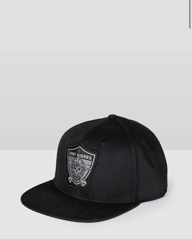 UNIT RIDERS MENS SNAPBACK- BLACK
