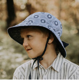 Boys Heritage Explorer Kids Reversible Sun Hat Norman/ Indigo SS21