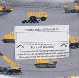 Boys Legionnaire Hat Machinery Print SS21