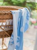 IT'S A HOOT BLUE/WHITE- Blanket