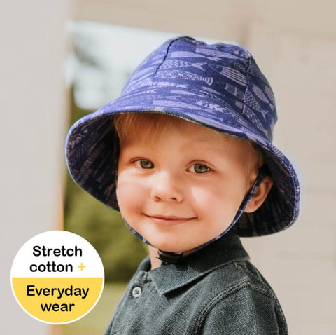 Boys Toddler Bucket Hat Fish Print SS21