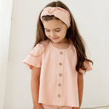 Shell Pink Rib Swing T-shirt SS21