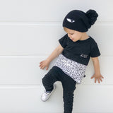 Black & White Branded Tee