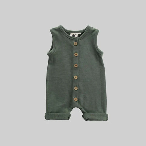 Moss Fleece Jumpsuit