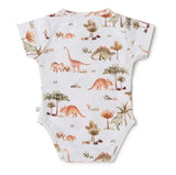 Dino Organic Short Sleeve Bodysuit SS22