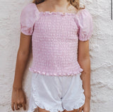 White Frilly Shorts