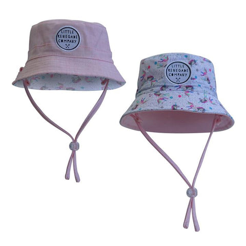 Sparkles Unicorn Reversible Bucket Hat