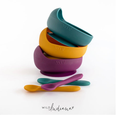 Velvet Winter Limited Edition Silicone Bowl & Spoon set