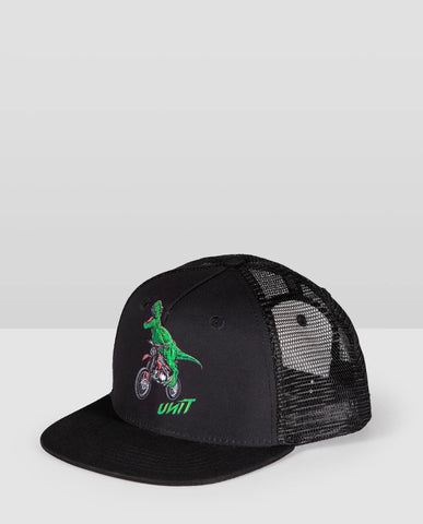 UNIT T-REX YOUTH TRUCKER- BLACK