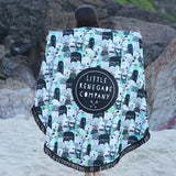 Bears and Beasties Round Towel