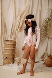 Beach Stripe Rashie Bathers- UPF50