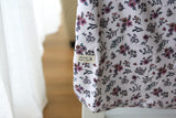 Spring Flowers Jersey Wrap with Topknot Headband