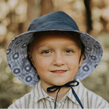 Boys Heritage Explorer Kids Reversible Sun Hat Norman/ Indigo SS21
