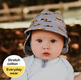 Boys Legionnaire Hat Machinery Print SS21