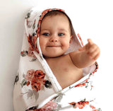 Rosebud Organic Hooded Baby Towel