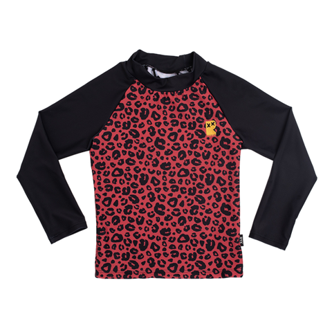 Red Leopard LS Rashie