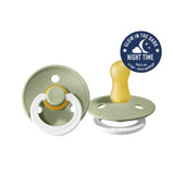 BIBS Colour Night Glow- Size Three | Sage 2pack
