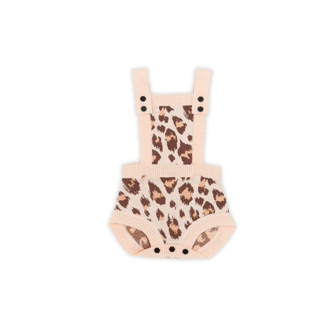 Wilds Salmon Knit Romper
