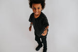 Stonewash Eyelet Tee
