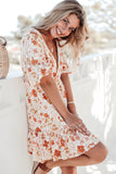 Petal Empire Waist Ruffle Womens Dress SS21