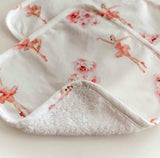 Ballerina Organic Wash Cloths - 3 Pack d