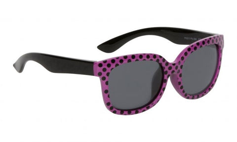 PKM511 PU.SM Mermaid Purple Black Pokkadot Frame/ Smoke lens