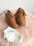 Lily Boot- Brown with detail