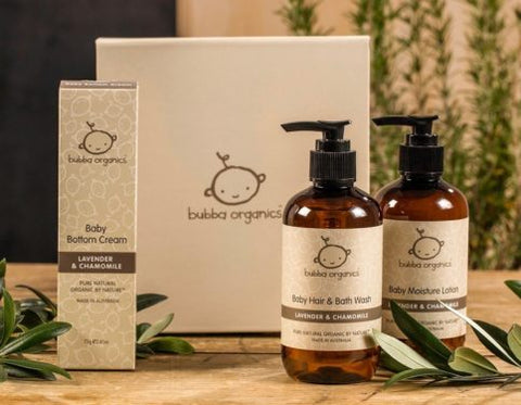 LAVENDER & CHAMOMILE BABY ESSENTIALS GIFT BOX