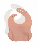 BRICK STONE SILICONE BIBS 2 PACK