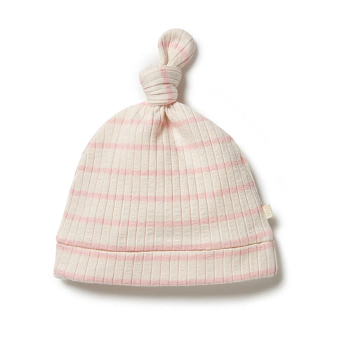 Pink Lemonade Organic Stripe Rib knot Hay SS21