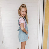 Chambray Frilly Playsuit