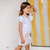 Sorbet Stripe 2 in 1 Shirred Top/skirt